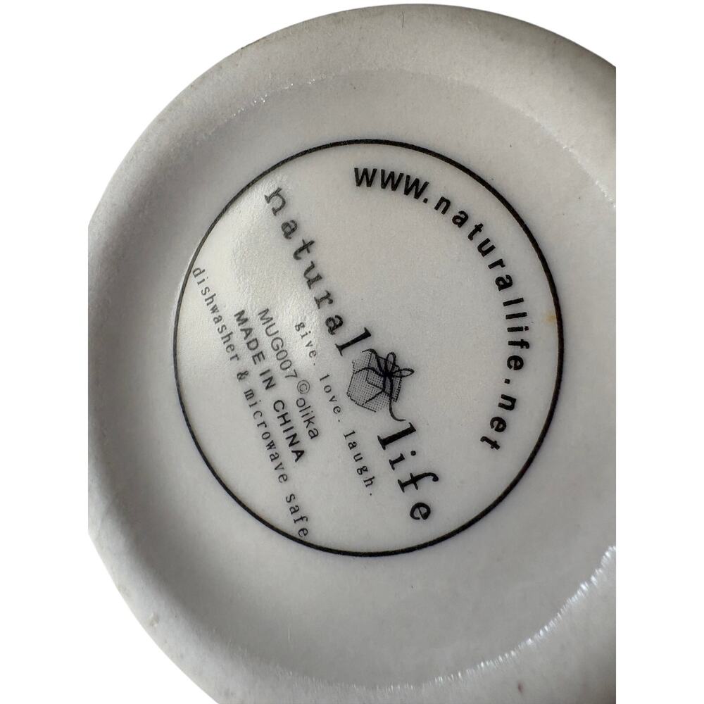Natural Life Friends Like You Are Precious & Few Ceramic Mug Olika Floral 5.25” - Picture 7 of 7